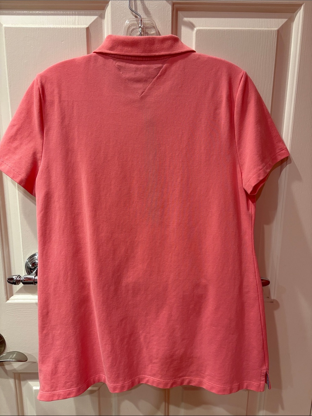 Tommy Hilfiger Women’s Peony Short-Sleeve Polo Shirt Size Medium - Picture 4 of 4